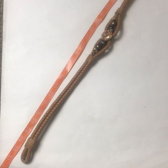 Vintage Braided Leather Belt for women main image 10